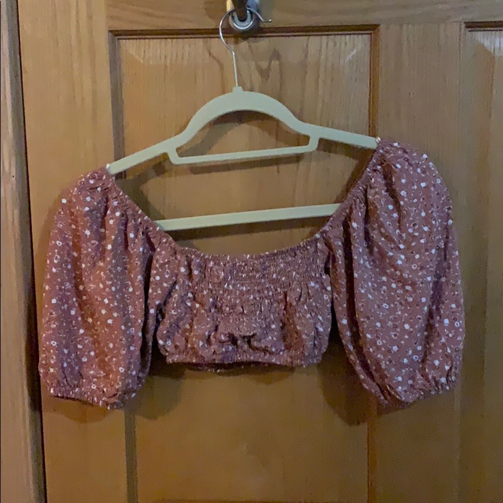 Off the Shoulder Crop Top
